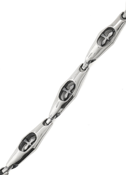 BROTHER SILVER WALLET CHAIN A