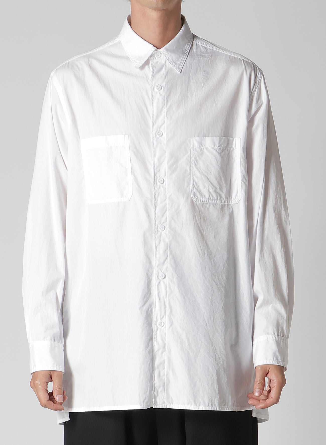 CHAIN STITCH BROAD BIG STANDARD SHIRT