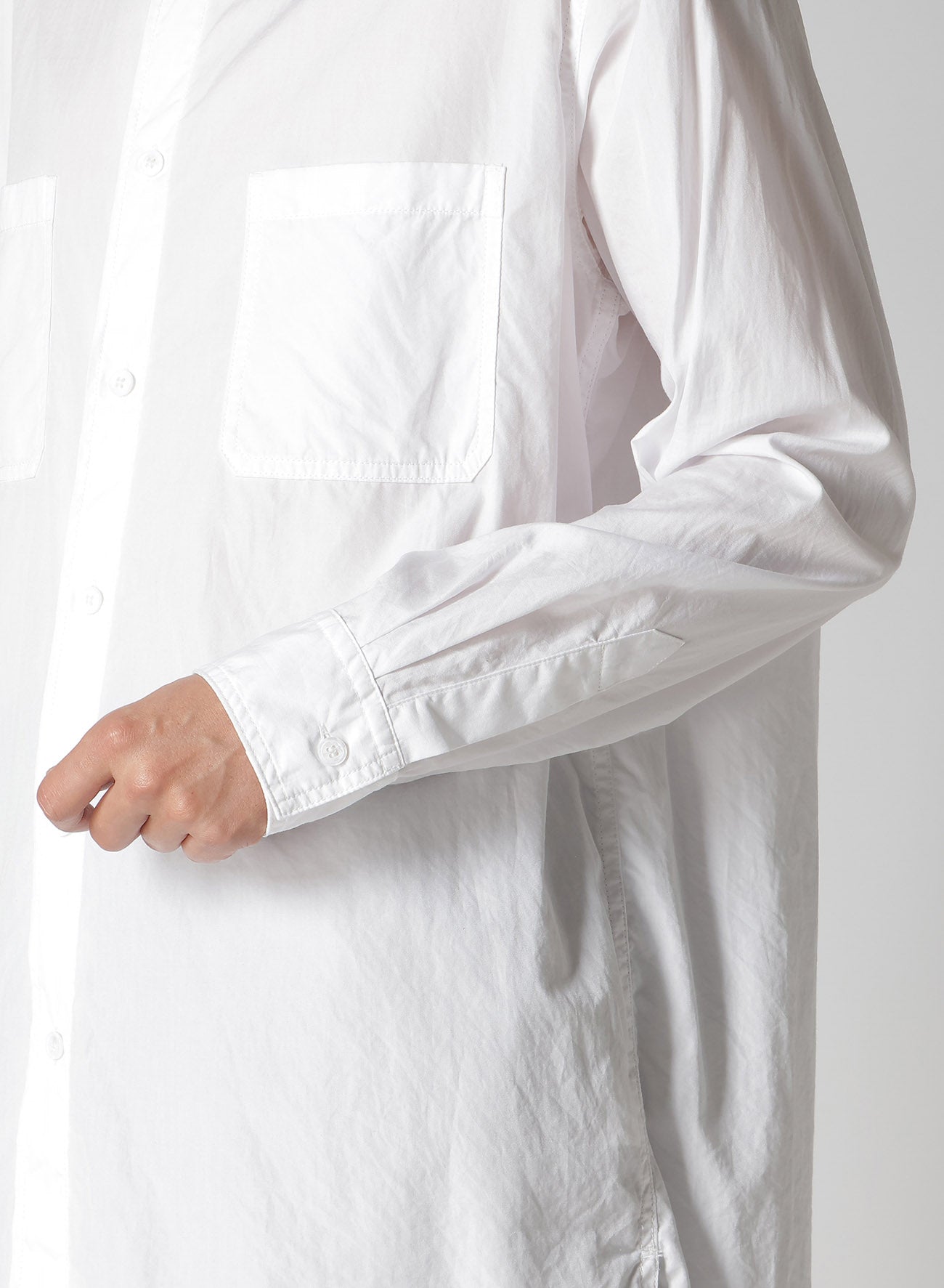 CHAIN STITCH BROAD BIG STANDARD SHIRT