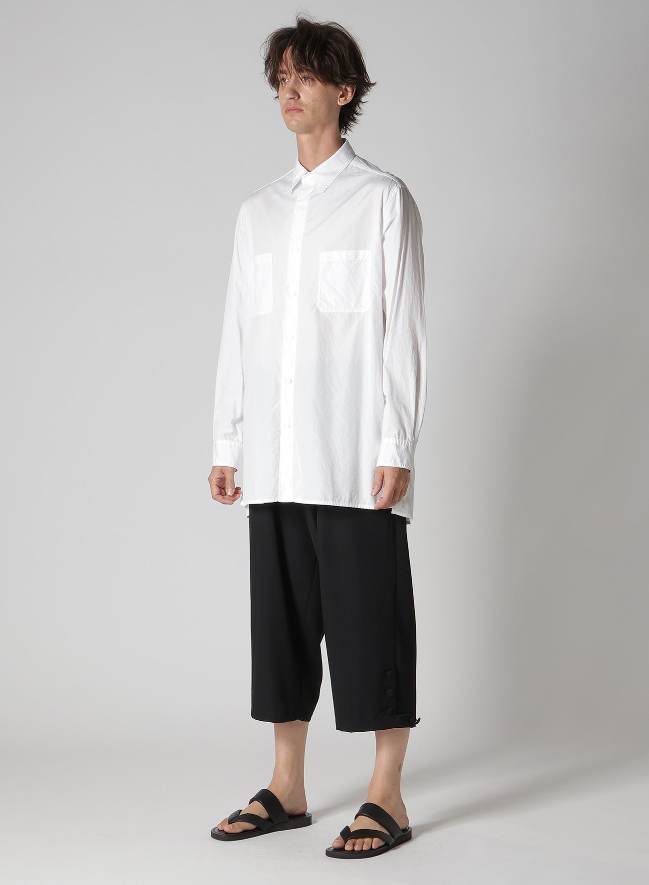 CHAIN STITCH BROAD BIG STANDARD SHIRT