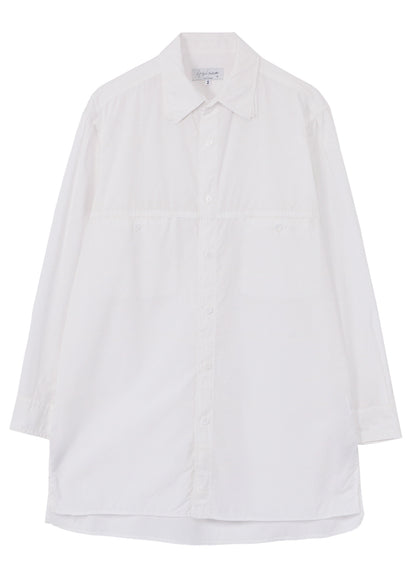 CHAIN STITCH BROAD TRIPLE COLLAR BIG SHIRT