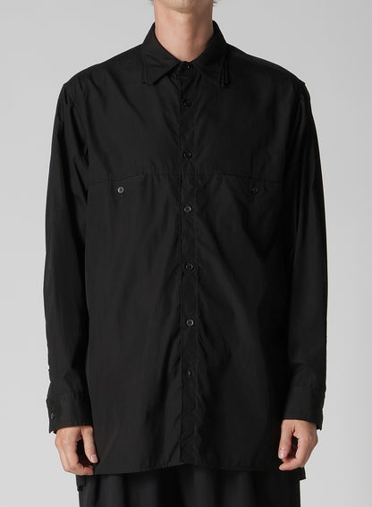 CHAIN STITCH BROAD TRIPLE COLLAR BIG SHIRT