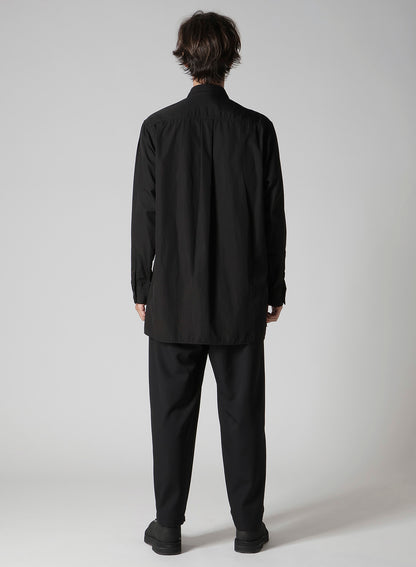 CHAIN STITCH BROAD TRIPLE COLLAR BIG SHIRT