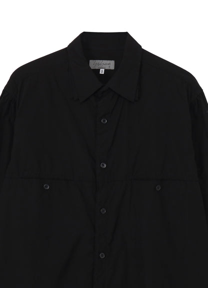 CHAIN STITCH BROAD TRIPLE COLLAR BIG SHIRT