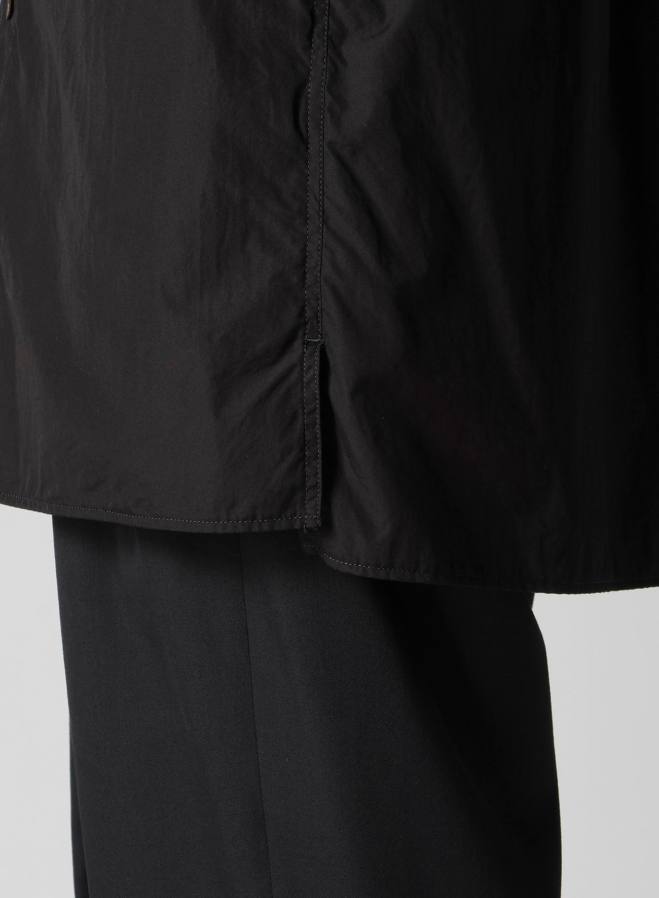 CHAIN STITCH BROAD TRIPLE COLLAR BIG SHIRT