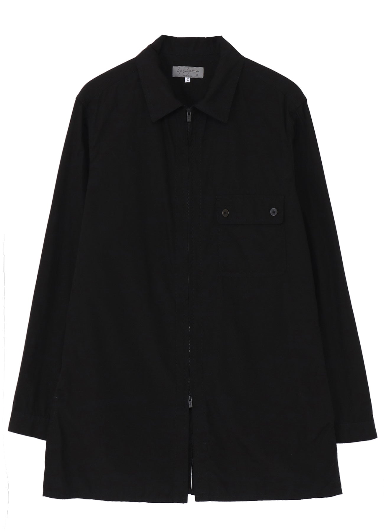CHAIN STITCH BROAD ZIP OPEN BLOUSE – THE SHOP YOHJI YAMAMOTO