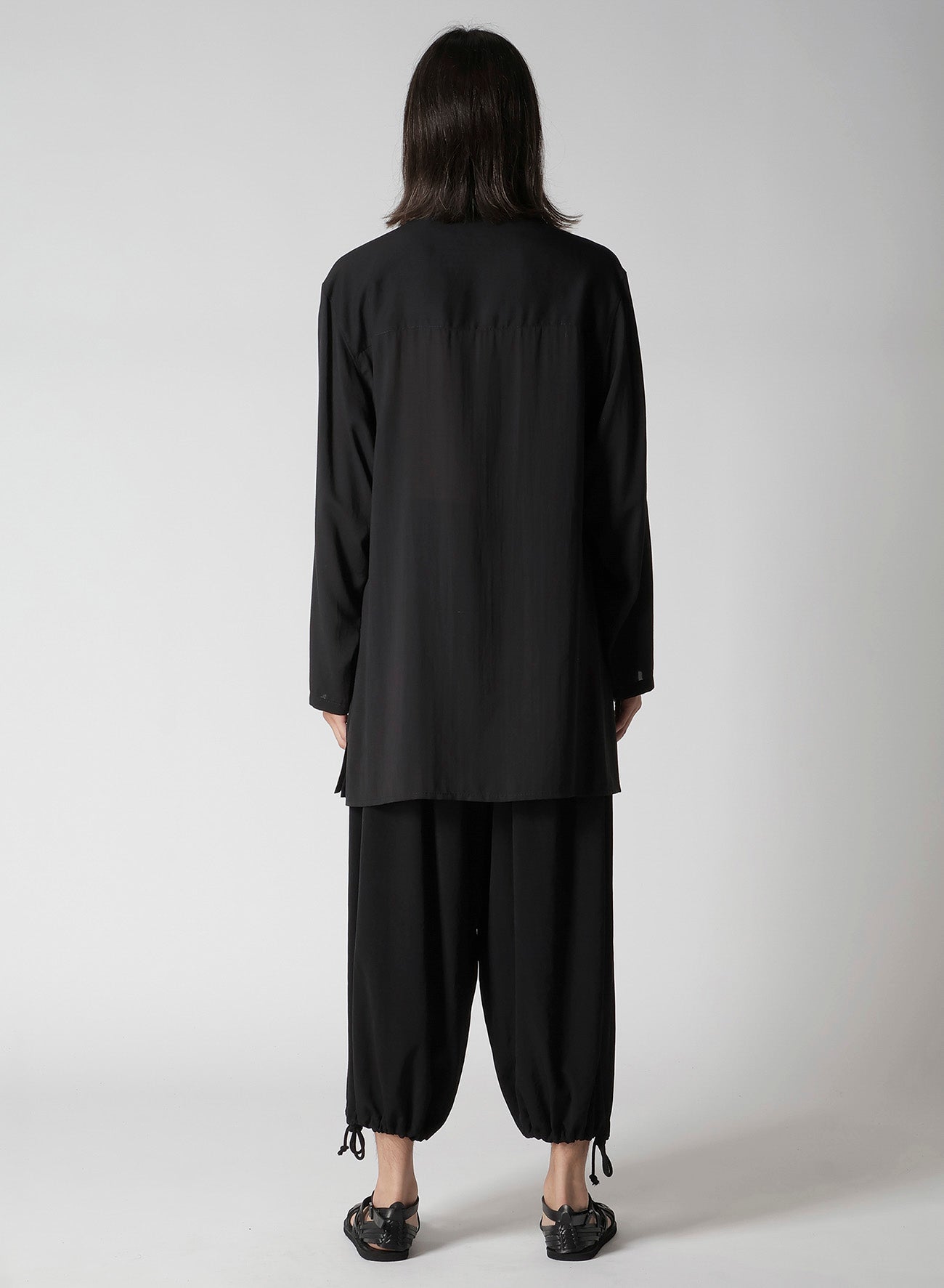 CELLULOSE LAWN CHINA BUTTON BLOUSE