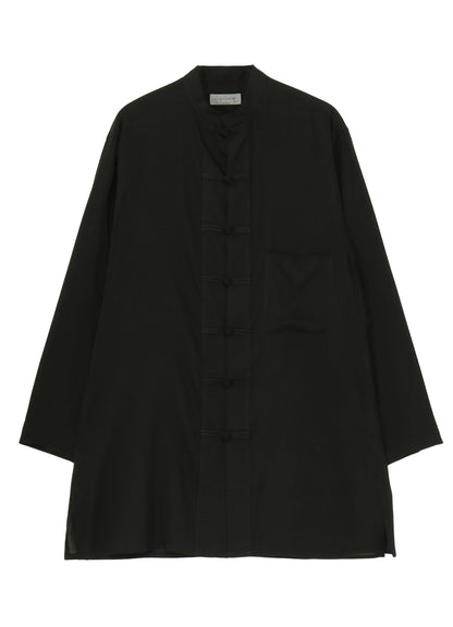 CELLULOSE LAWN CHINA BUTTON BLOUSE