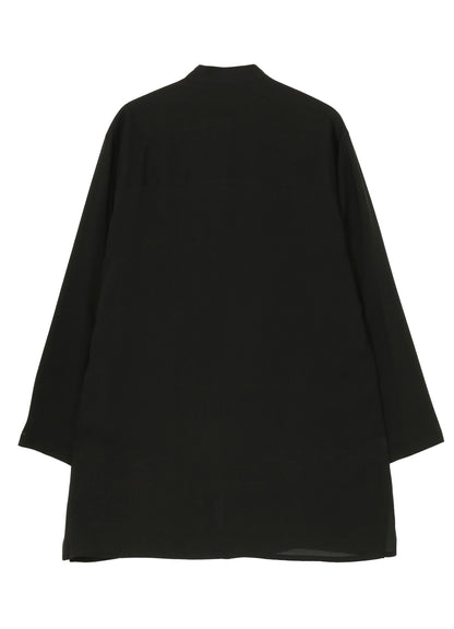 CELLULOSE LAWN CHINA BUTTON BLOUSE