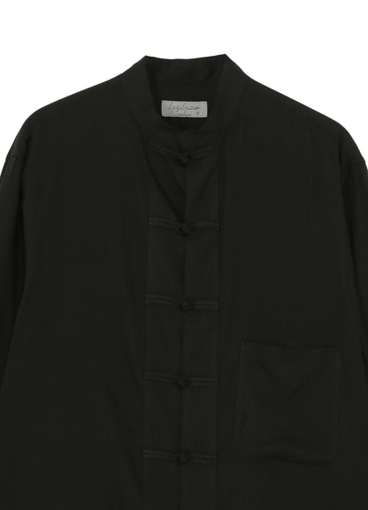 CELLULOSE LAWN CHINA BUTTON BLOUSE