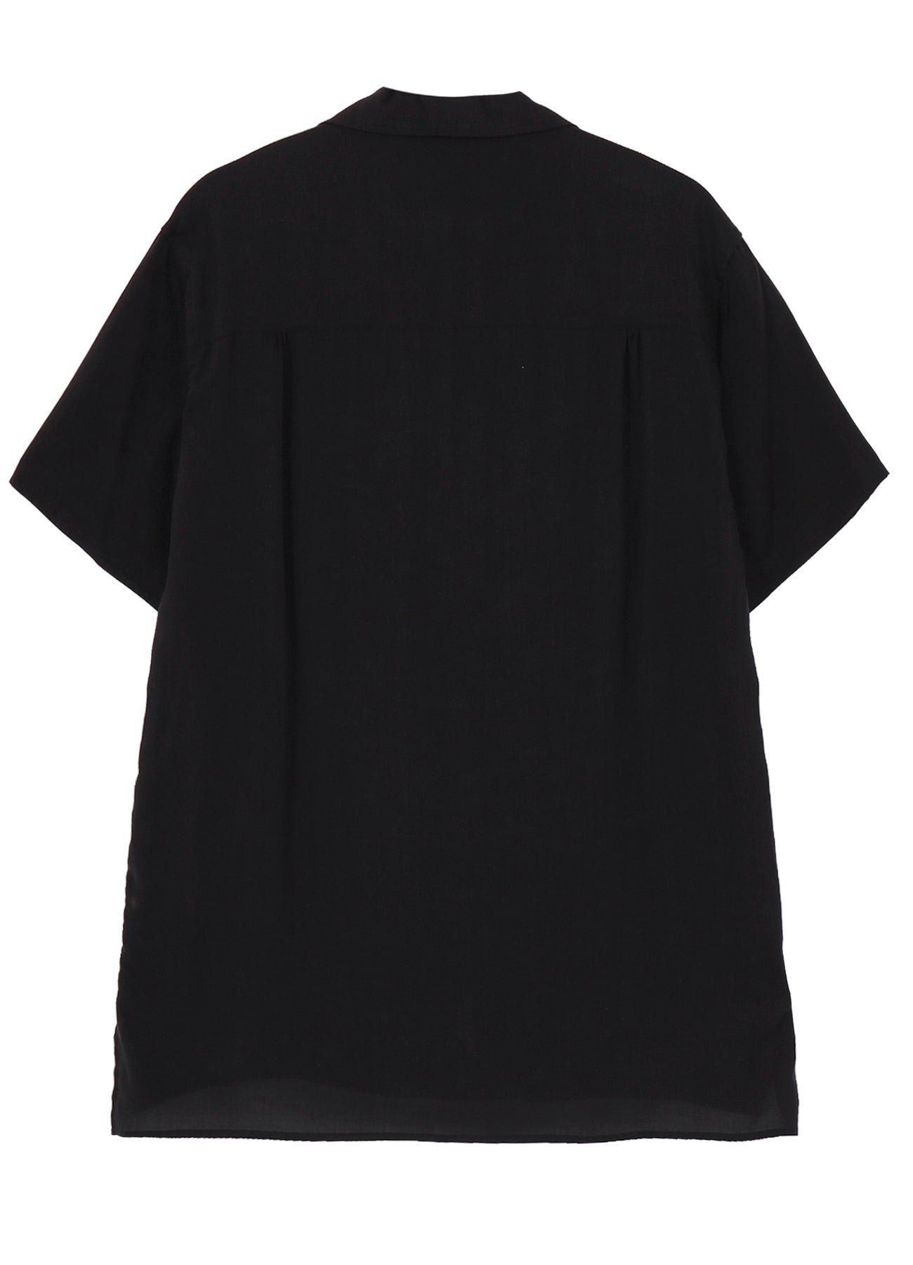 CELLLOSE LAWN PANEL OPEN COLLAR BLOUSE – THE SHOP YOHJI YAMAMOTO