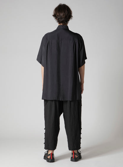 CUPRO TAFFETA BIG HALF SLEEVE SHIRT