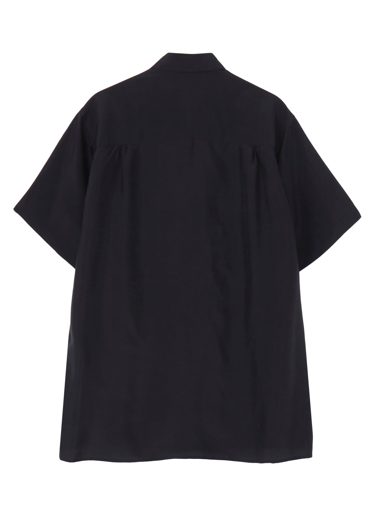 CUPRO TAFFETA BIG HALF SLEEVE SHIRT – THE SHOP YOHJI YAMAMOTO