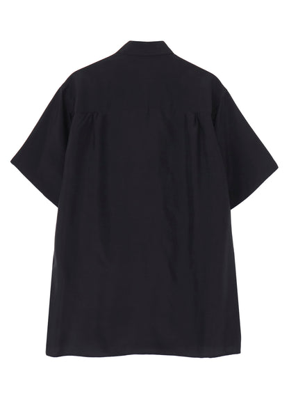 CUPRO TAFFETA BIG HALF SLEEVE SHIRT