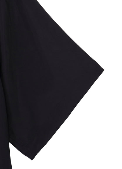 CUPRO TAFFETA BIG HALF SLEEVE SHIRT