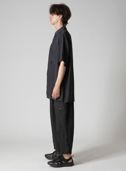 CUPRO TAFFETA BIG HALF SLEEVE SHIRT