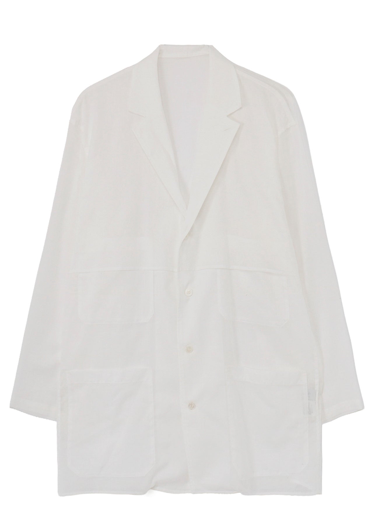 COTTON/LINEN SLAB LAWN SHIRT JACKET – THE SHOP YOHJI YAMAMOTO