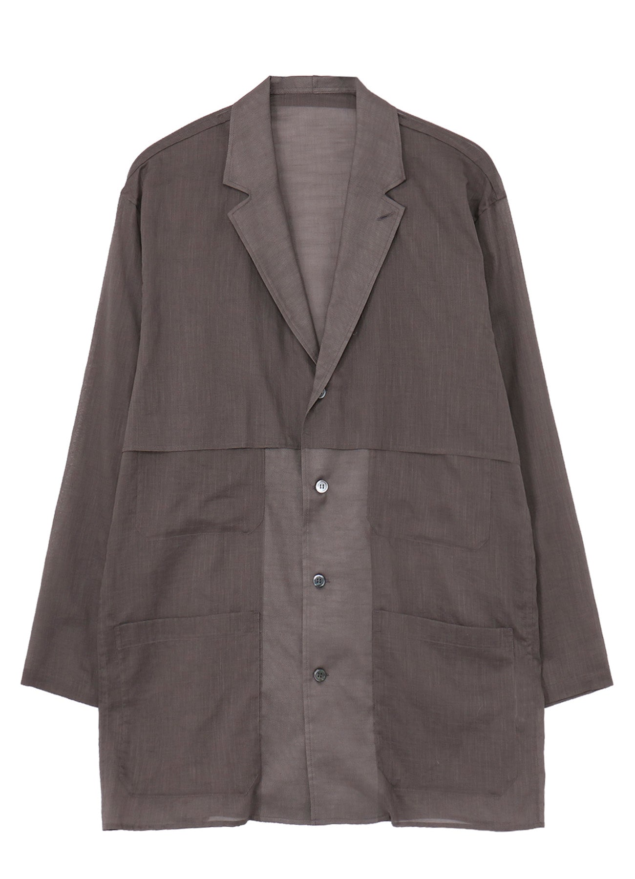 ジャケット・アウター 26ss COTTON/LINEN SLAB LAWN SHIRT JACKET COTTON/LINEN SLAB LAWN SHIRT JACKET – THE SHOP YOHJI YAMAMOTO