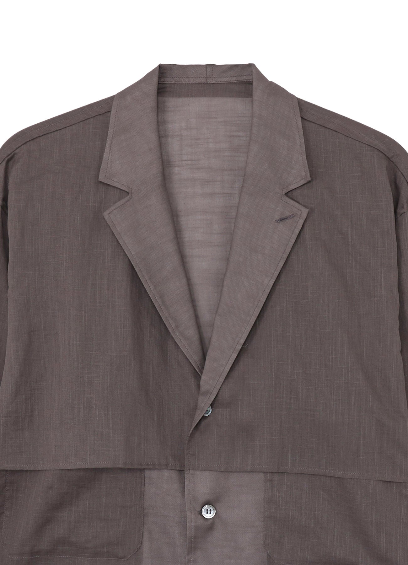 COTTON/LINEN SLAB LAWN SHIRT JACKET – THE SHOP YOHJI YAMAMOTO