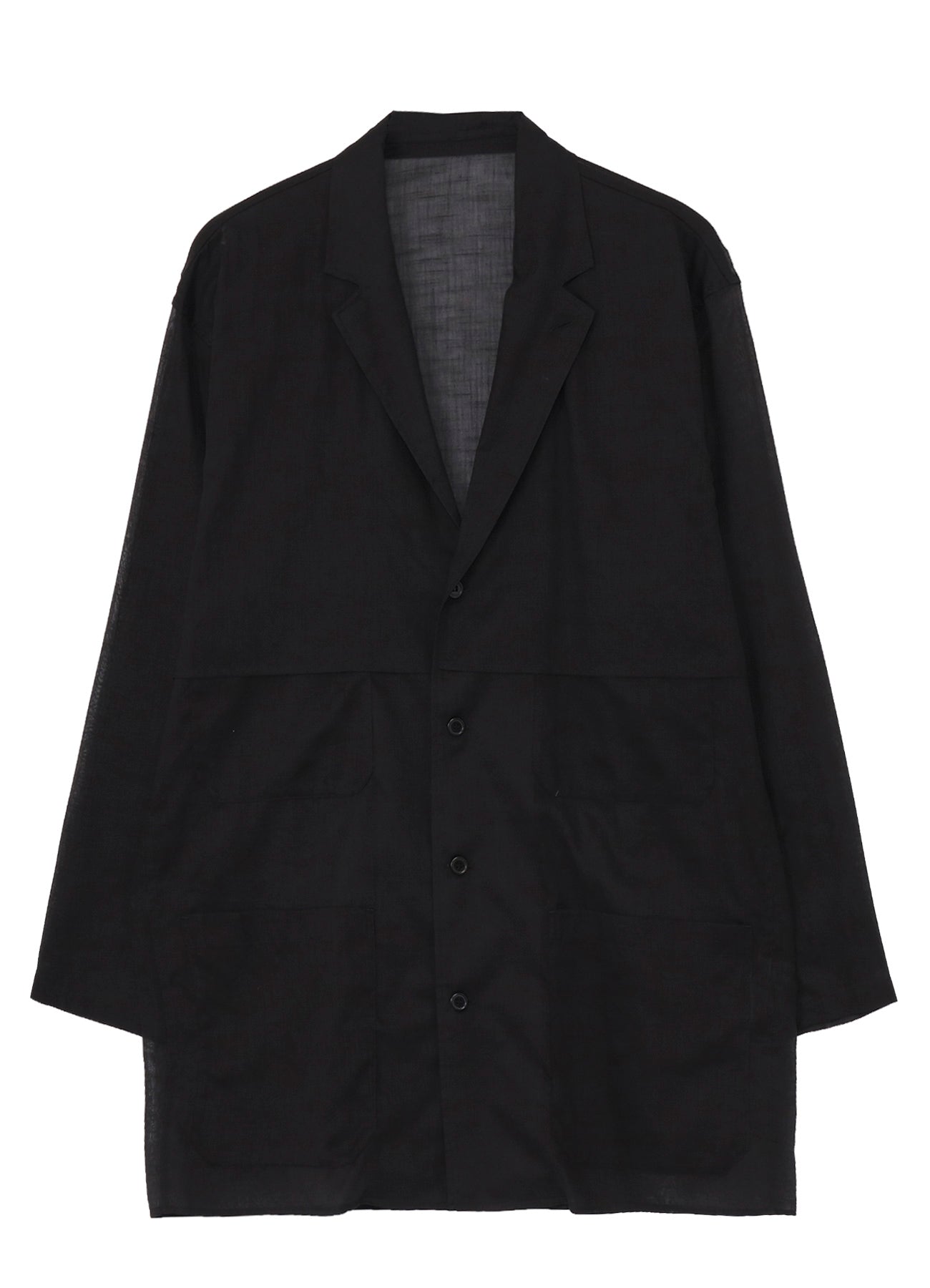 COTTON/LINEN SLAB LAWN SHIRT JACKET – THE SHOP YOHJI YAMAMOTO