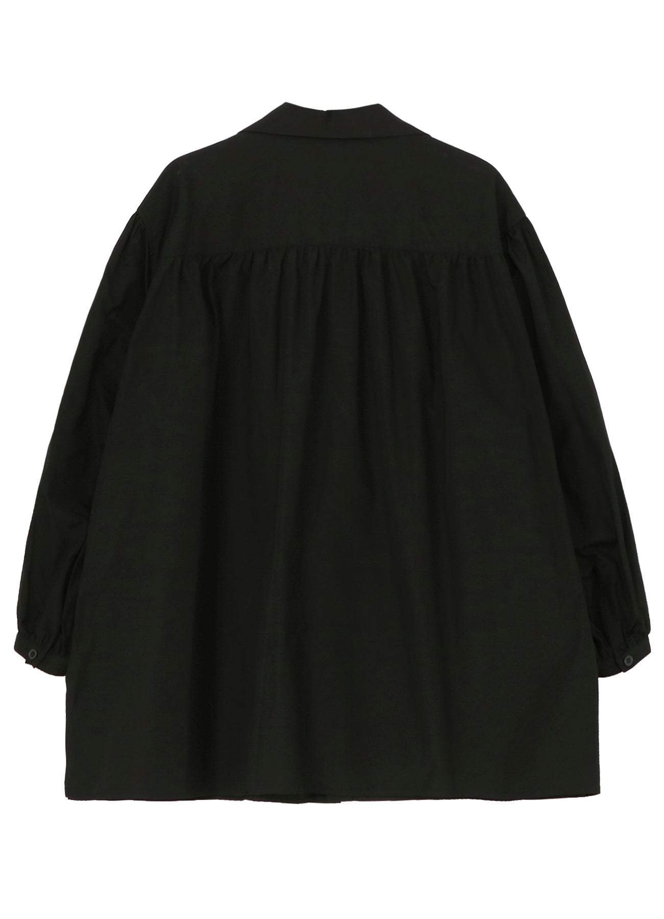 COTTON BROAD FRILLED GATHER BLOUSE – THE SHOP YOHJI YAMAMOTO