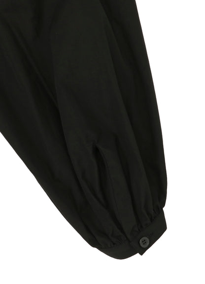 COTTON BROAD FRILLED GATHER BLOUSE