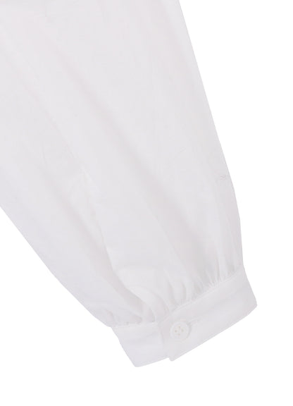 60/ LAWN LONG SCARF BLOUSE