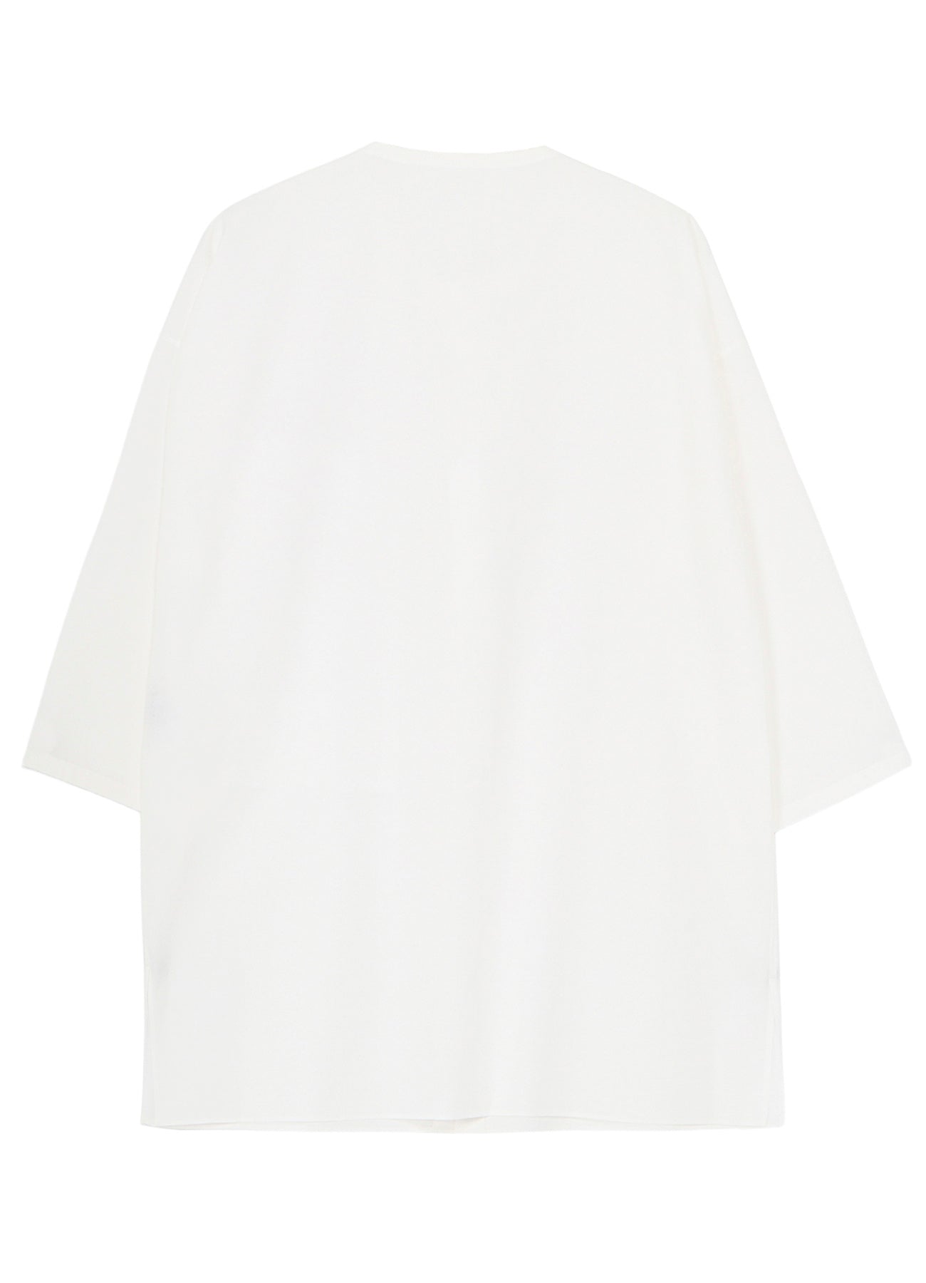 COTTON BROAD GUESSETED STRING COLLAR BLOUSE