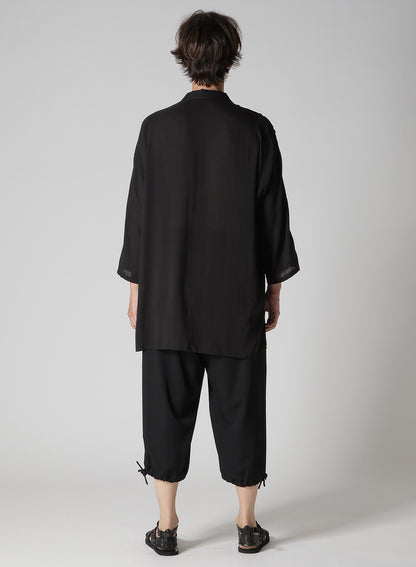 CELLULOSE LAWN SHOULDER OPNED BLOUSE