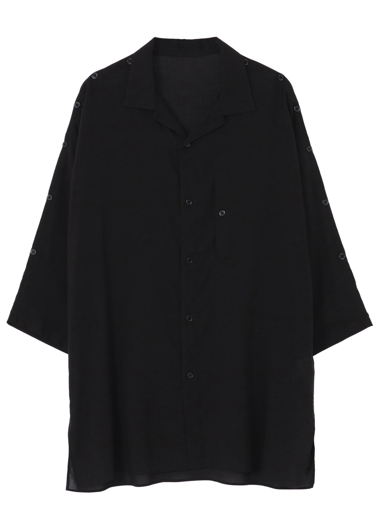 CELLULOSE LAWN SHOULDER OPNED BLOUSE – THE SHOP YOHJI YAMAMOTO