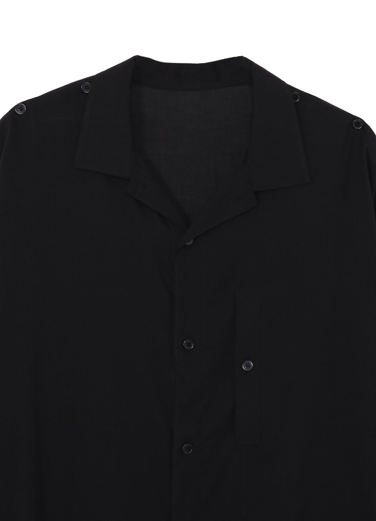 CELLULOSE LAWN SHOULDER OPNED BLOUSE – THE SHOP YOHJI YAMAMOTO