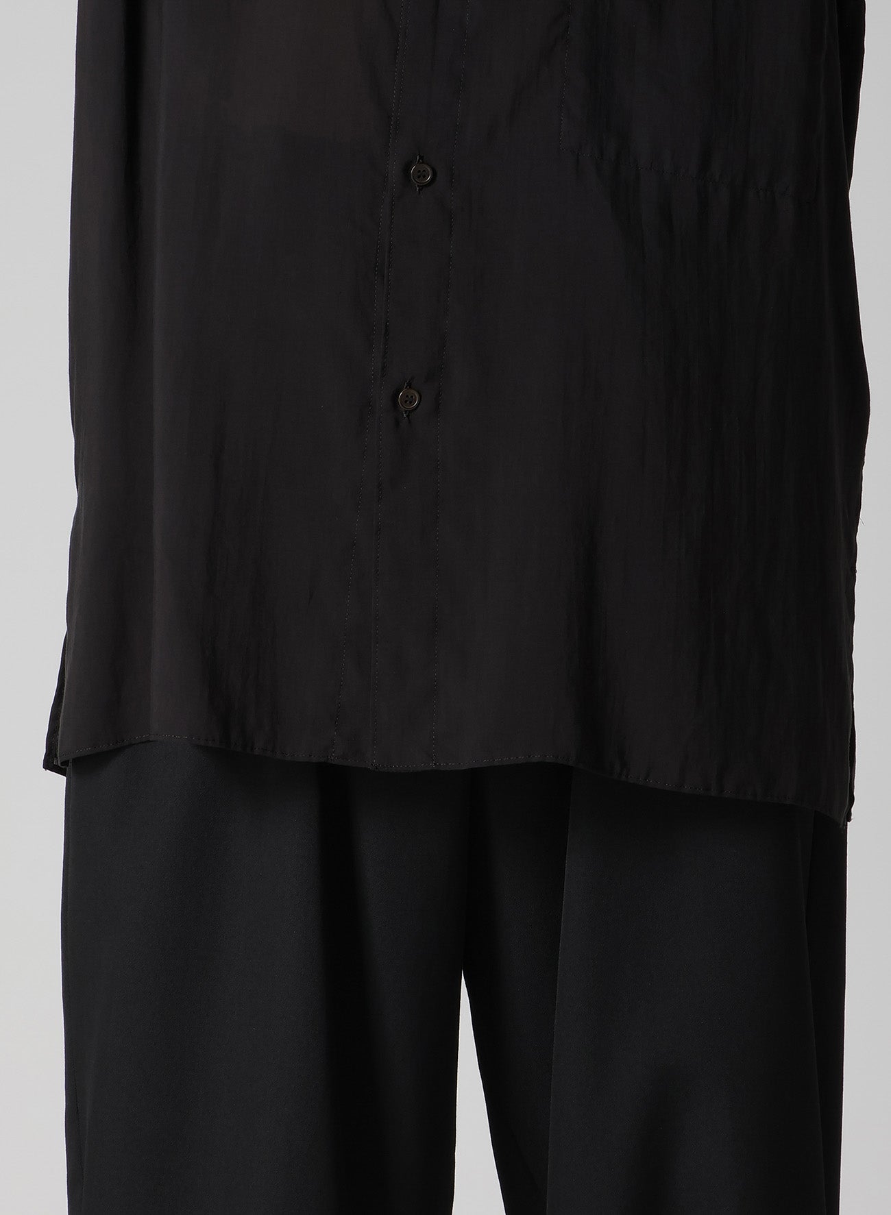 CELLULOSE LAWN SHOULDER OPNED BLOUSE – THE SHOP YOHJI YAMAMOTO