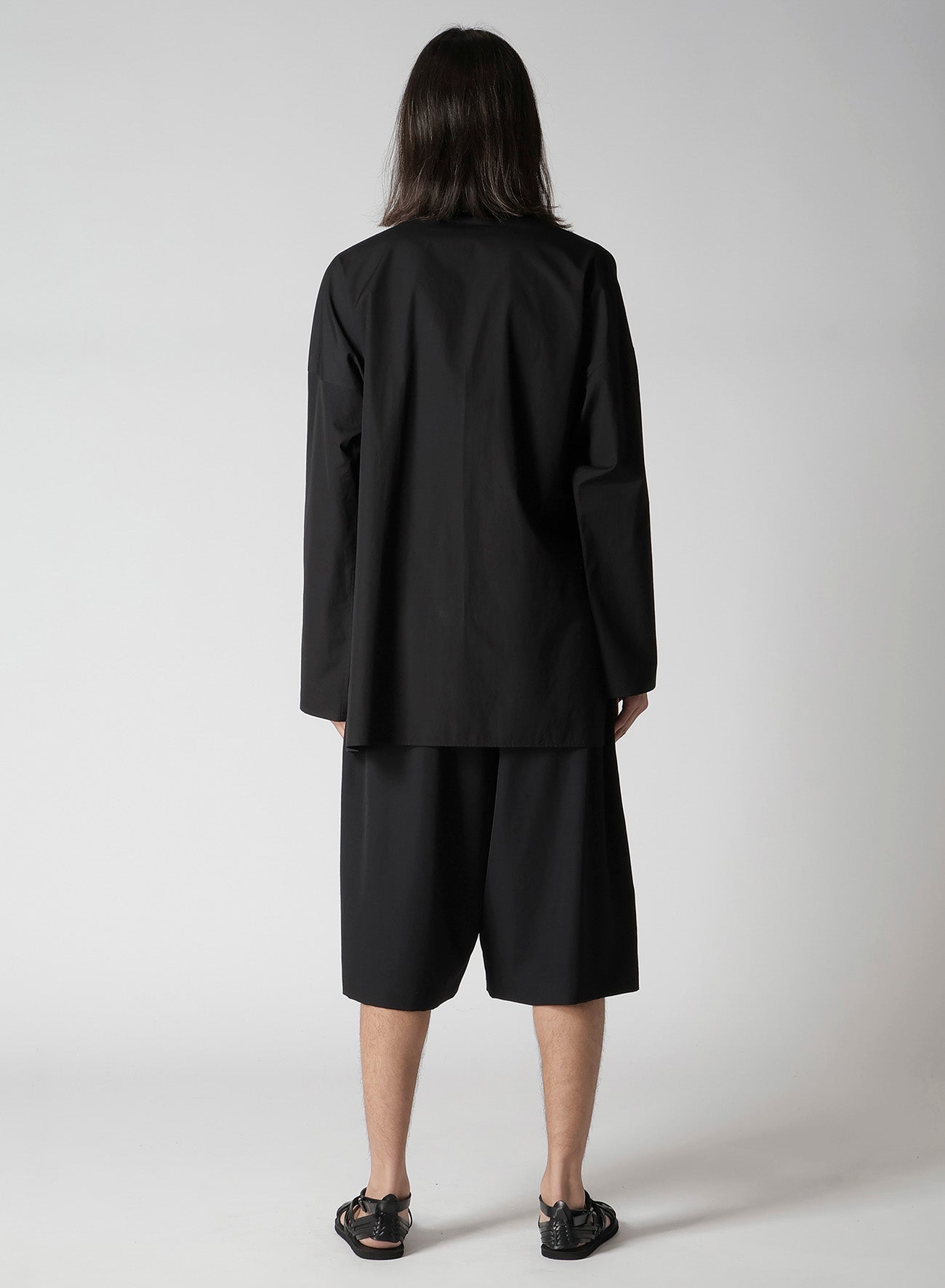 COTTON BROAD GATHER DOUBLE BLOUSE – THE SHOP YOHJI YAMAMOTO