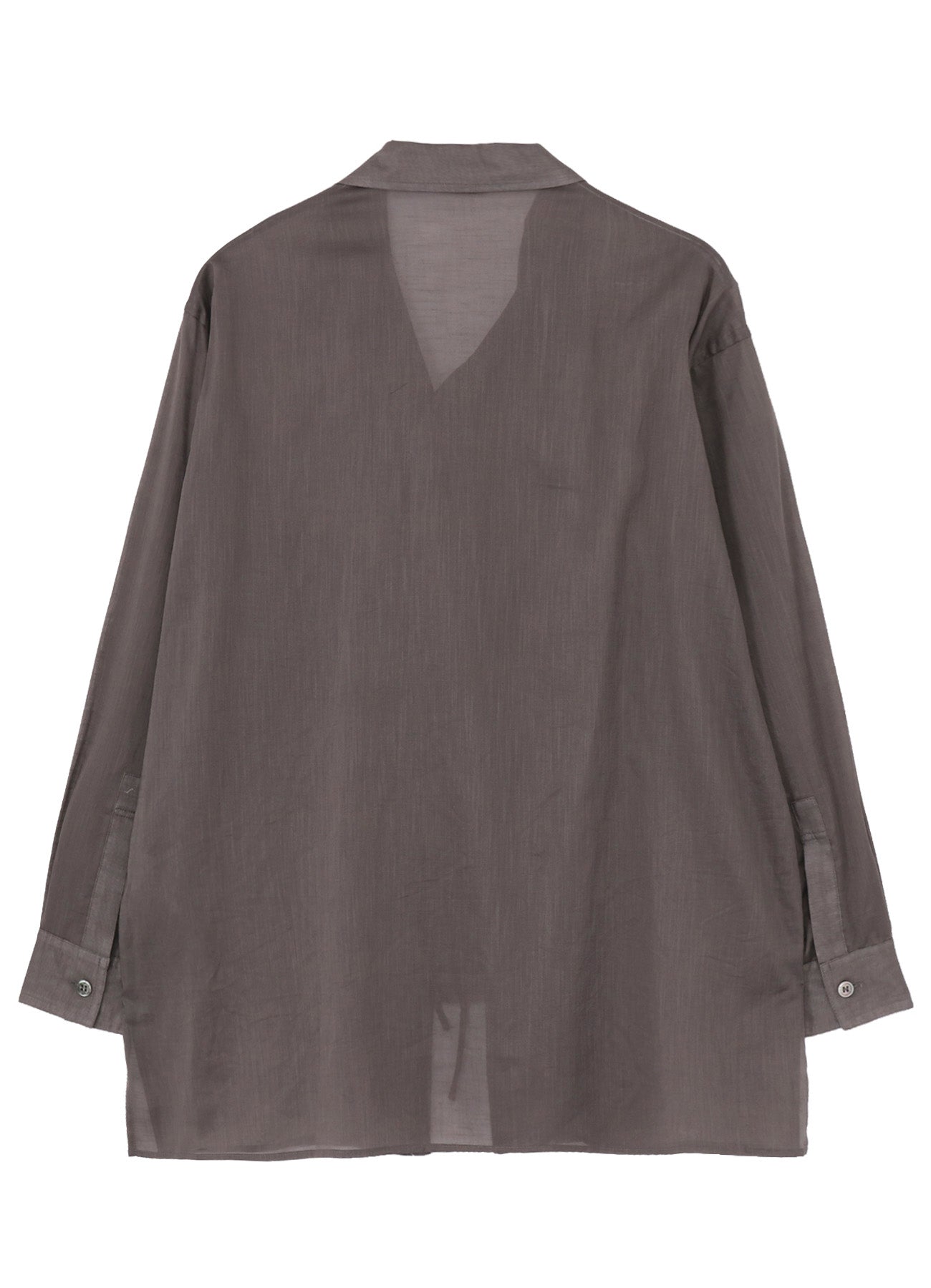 COTTON/LINEN SLAB LAWN RIBBON BLOUSE