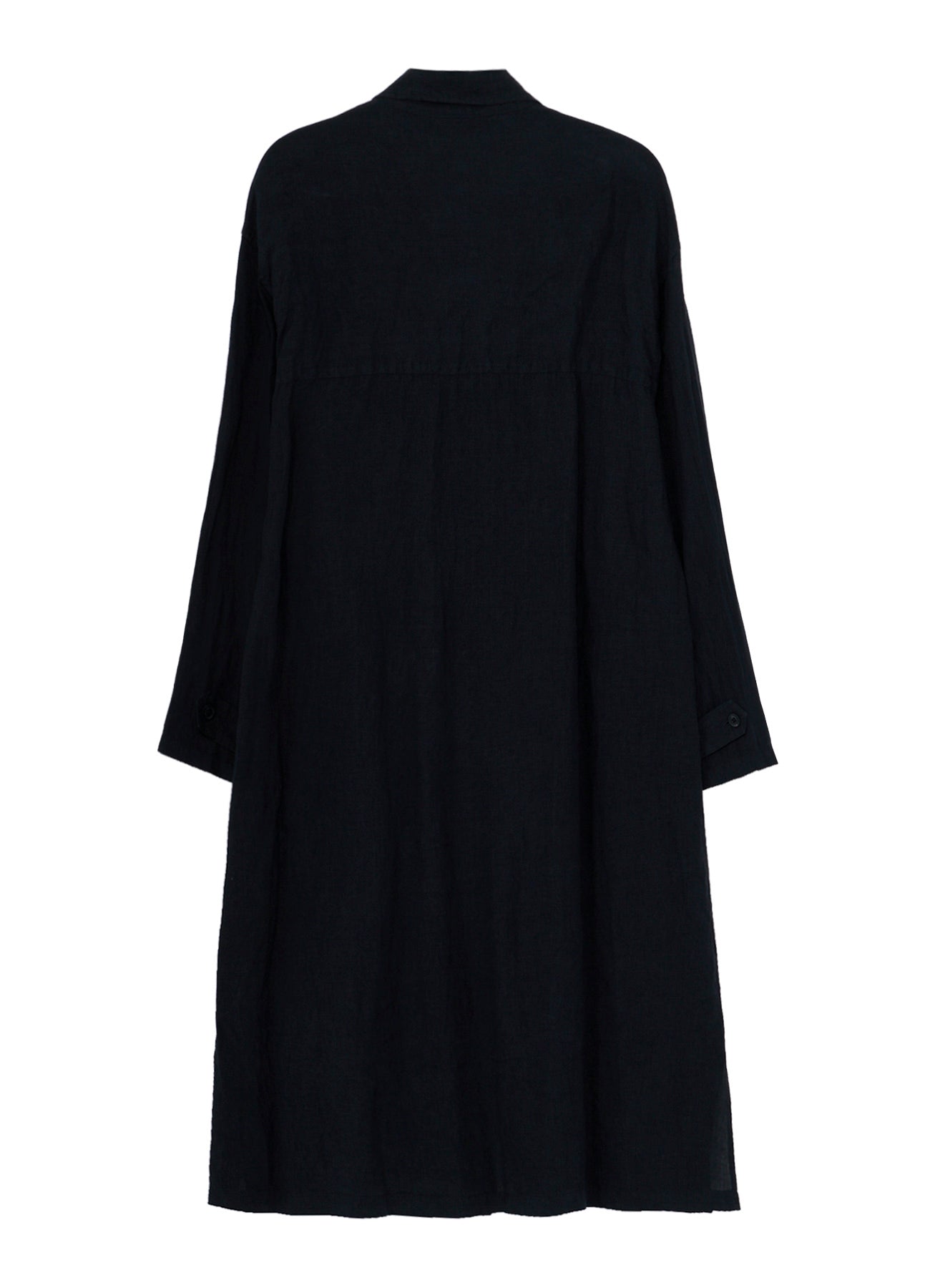 GARMENT-DYED LINEN SHIRT COAT