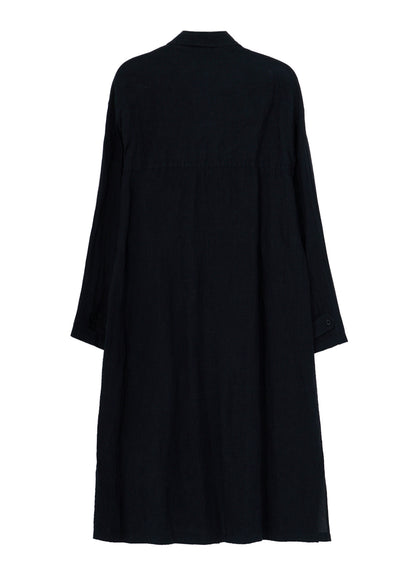 GARMENT-DYED LINEN SHIRT COAT