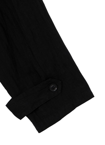 GARMENT-DYED LINEN SHIRT COAT