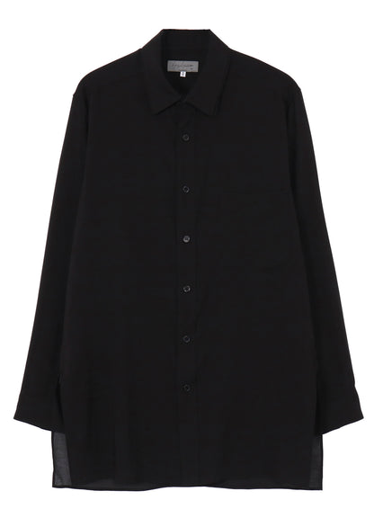 CELLULOSE LAWN DOUBLE COLLAR BLOUSE
