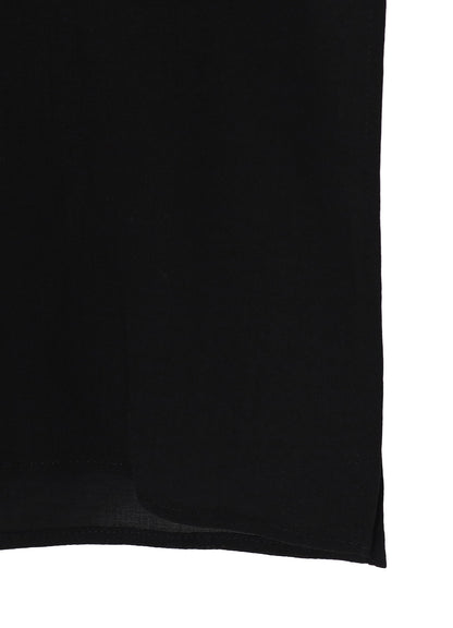 CELLULOSE LAWN DOUBLE COLLAR BLOUSE