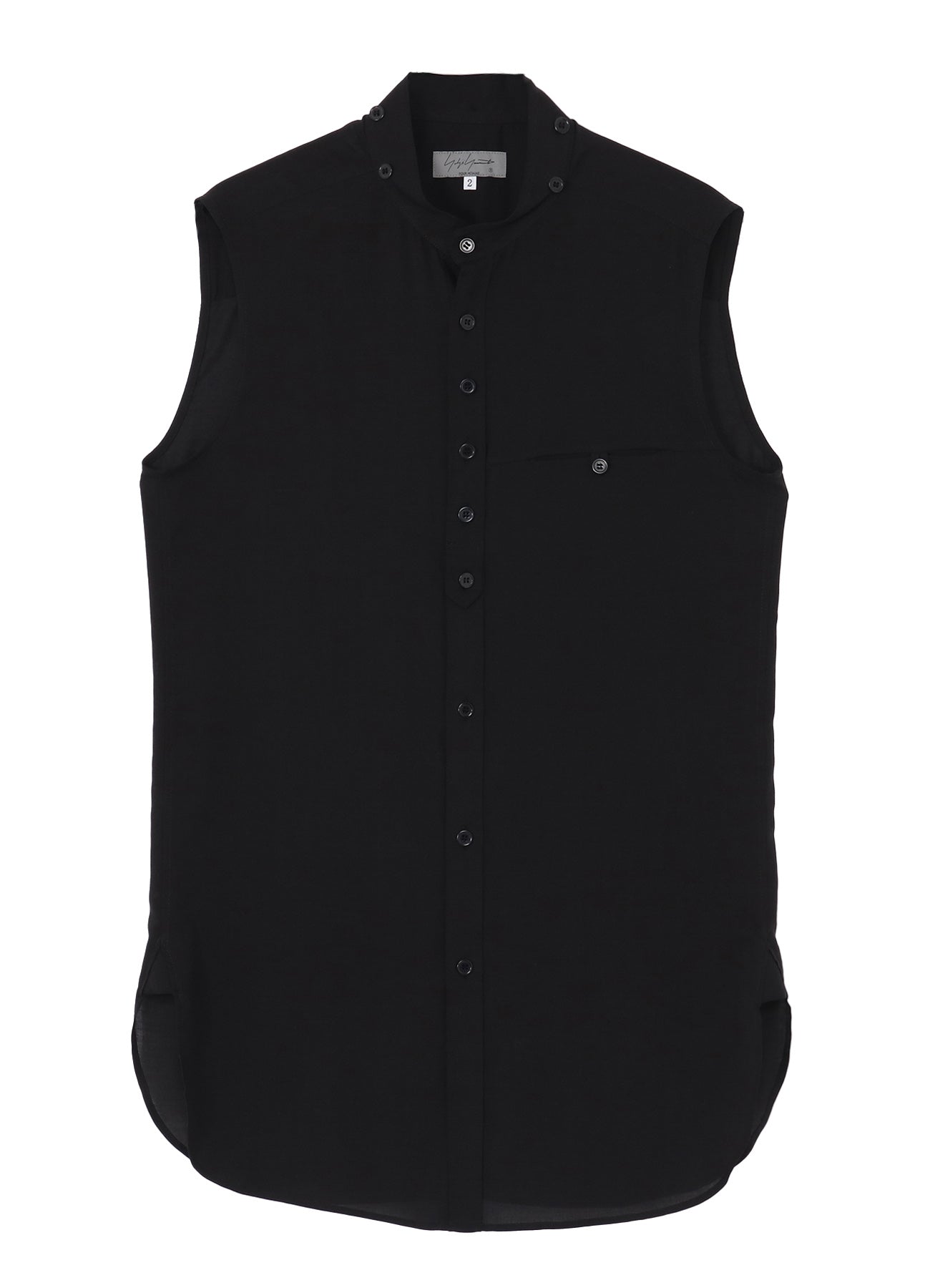 CELLULOSE LAWN RUFFED SPARE COLLAR BLOUSE