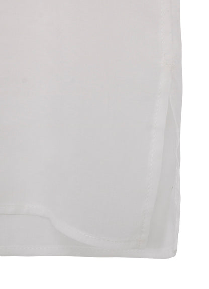CELLULOSE LAWN DOUBLE COLLAR BLOUSE