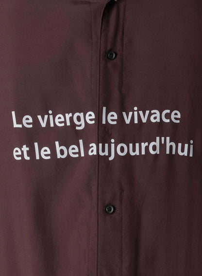 RY/CU/S MESSAGE BLOUSE
