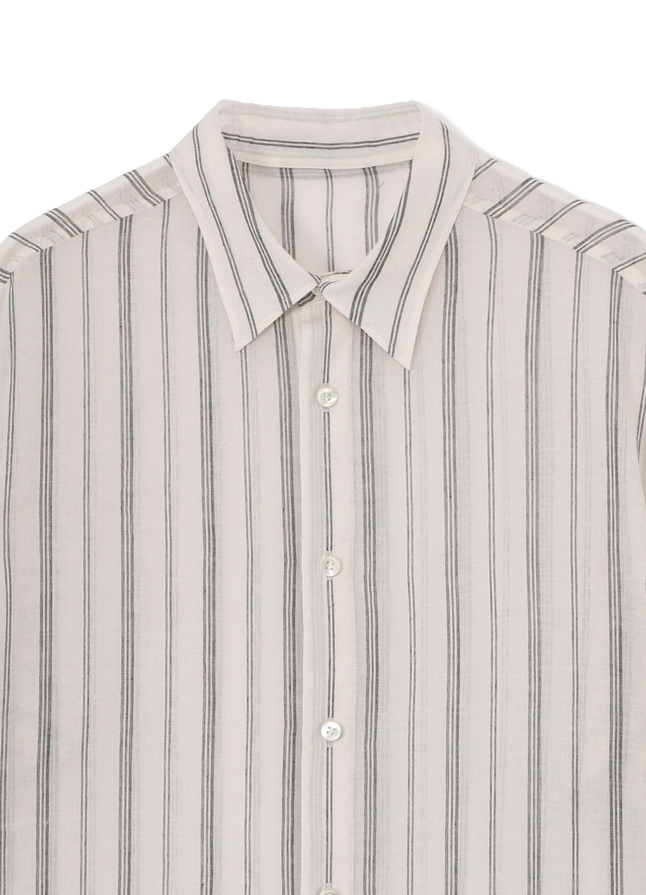 KHADI STRIPE SHORT SLEEVE BLOUSE