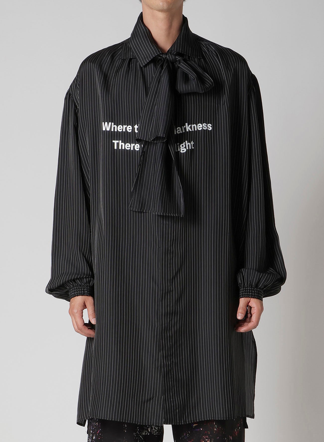 CU ST MESSAGE SCARF BLOUSE