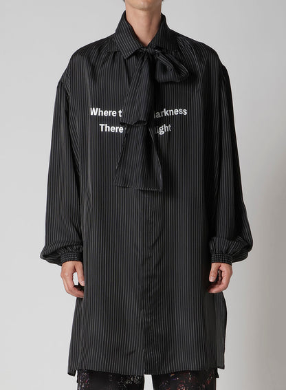 CU ST MESSAGE SCARF BLOUSE