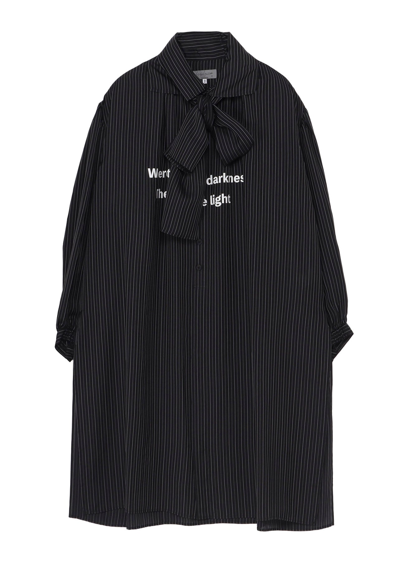 CU ST MESSAGE SCARF BLOUSE