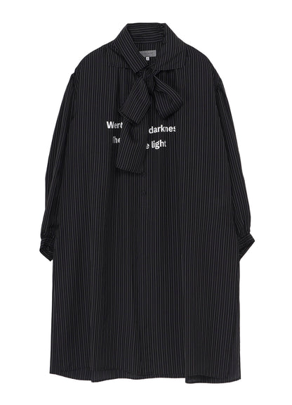 CU ST MESSAGE SCARF BLOUSE