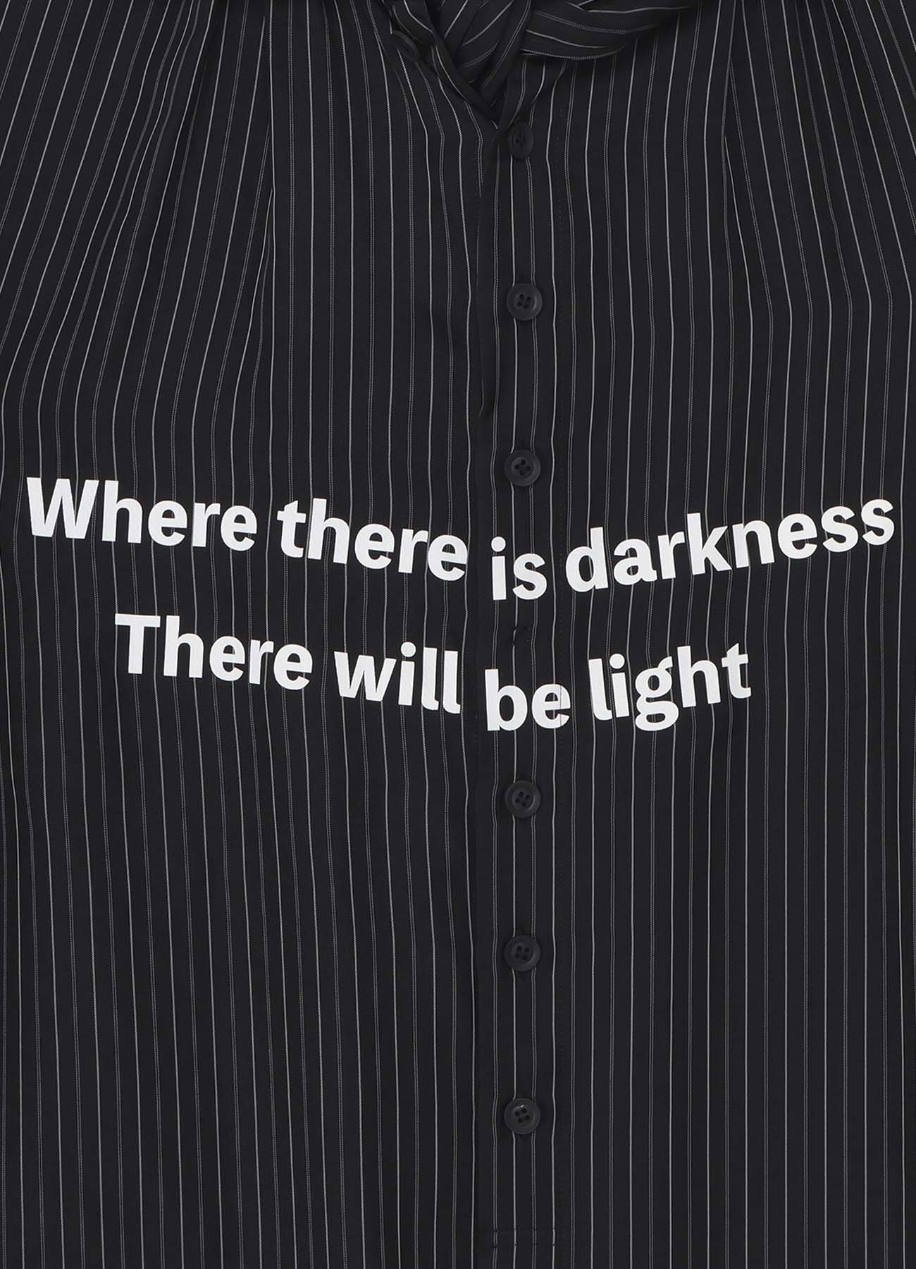 CU ST MESSAGE SCARF BLOUSE