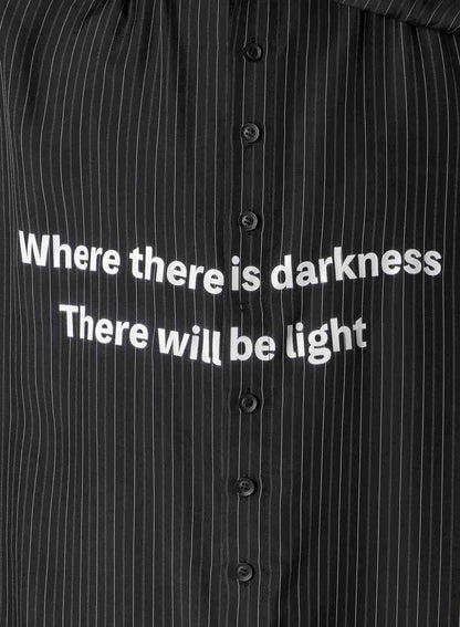 CU ST MESSAGE SCARF BLOUSE