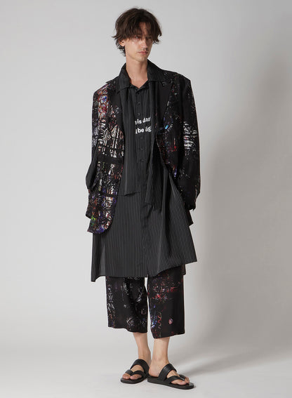 CU ST MESSAGE SCARF BLOUSE